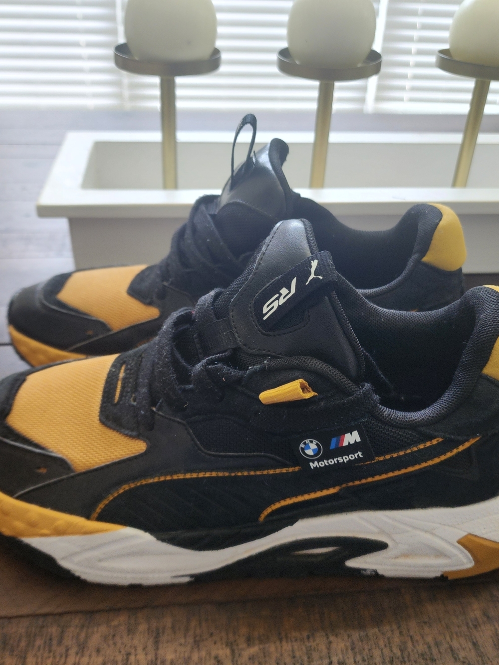 Puma RS-X BMW M Motorsport Men’s Sneakers - Black & Yellow